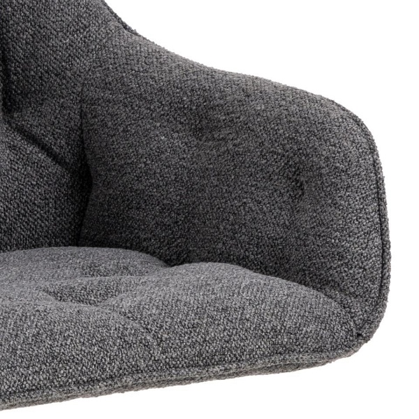 Krzesło Brooke obrotowe antracytowe Monza - ACTONA